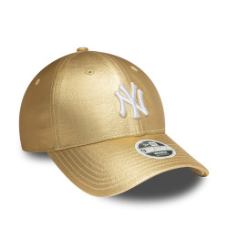 Dámska šiltovka New Era New York Yankees Womens MLB Metallic Gold 9FORTY Adjustable Cap zlatá