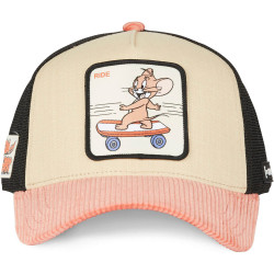 Capslab Tom And Jerry Trucker Ride Beige