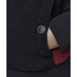 Dievčenská bunda JORDAN Jumpman Sherpa jacket čierna