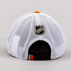 Fanatics NHL Draft Cap Anaheim Ducks Authentic Pro Draft Structured Trucker-Podium Black/White