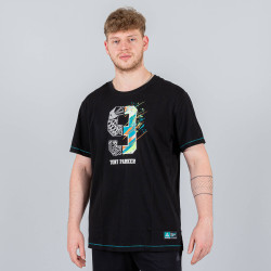 Peak Tony Parker 9 Round Neck T-Shirt Black