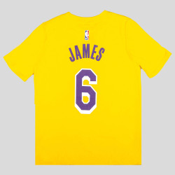 Nike Boys Icon N&N Tee Los Angeles Lakers Lebron James – Nr. 6 Yellow