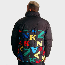 Karl Kani KK Retro Block Reversible Logo Puffer Jacket multicolor