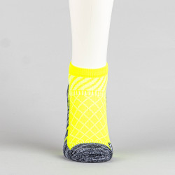 Pánske bežecké členkové ponožky PEAK Running Socks neónovo žlté