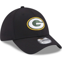 NEW ERA 3930 NFL Comfort Green Bay Packers 39THIRTY Stretch Fit Cap Black