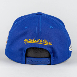 Šiltovka Mitchell & Ness Golden State Warriors NBA Double Clutch Pro Snapback tmavomodrá