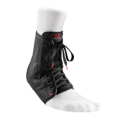 Šnurovacia ortéza na členok McDavid 199 Ankle Brace Lace-Up with Stays čierna