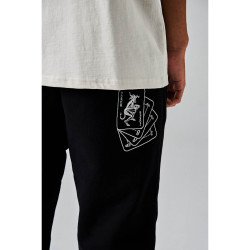 GRIMEY WEAR DEEPER HEAVYWEIGHT SWEATPANTS BLACK