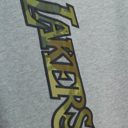 Mitchell & Ness Ghost Green Camo Sweatpants Los Angeles Lakers Grey Heather