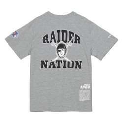 Mitchell & Ness Team Origins S/S Top Oakland Raiders Grey Heather