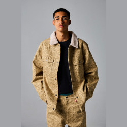 Grimey X Sk8Land Canvas Jacket Brown