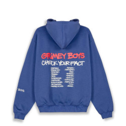 Grimey Wear Grimey Boys Vintage Hoodie Royal Blue