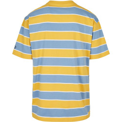 Starter Block Stripes Tee horizonblue/californiayellow/white