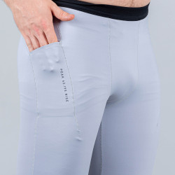 Bežecké legíny Peak SLIVER GREY
