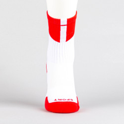 Basketbalové ponožky PEAK Basketball Socks bielo-červené