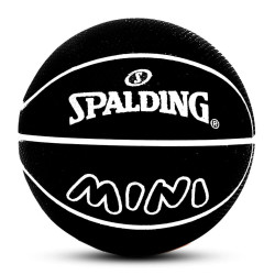 Mini basketbalová lopta Spalding Spaldeens Basketball čierna