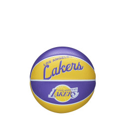 Wilson NBA Team Retro Mini Basketball Los Angeles Lakers (sz. 3)