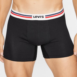 Levis Men Placed Sprtswr Logo Boxer Brief Org 2P Black