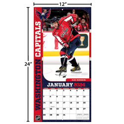 TURNER SPORTS NHL 2024 (30x60 cm) WALL CALENDAR NHL ELITE