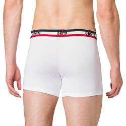 Levis Men Sprtswr Logo Boxer Brief (3-Pack) White / Blue / Red