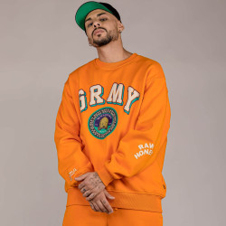 Grimey Wear Hive Heavyweight Crewneck Orange