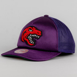 Mitchell & Ness NBA LOGO REMIX TRUCKER SNAPBACK HWC TORONTO RAPTORS PURPLE