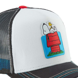 Šiltovka so sieťkou Capslab Trucker cap PEANUTS biela