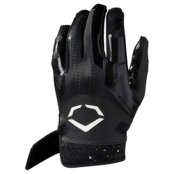 Detské futbalové rukavice na americký futbal Evoshield Burst Youth Receiver Gloves čierne