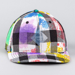 DJINN'S 6 Panel TrueFit Dirty Check Black/Multi