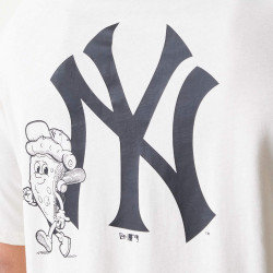 Tričko New Era New York Yankees MLB Food Graphic Open White T-Shirt biele