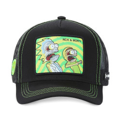 Capslab Rick And Morty Psy Trucker Cap Black