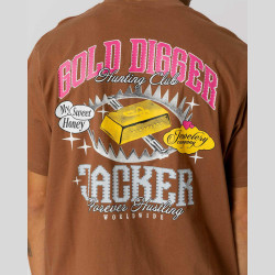 Jacker Gold Digger T-Shirt Brown