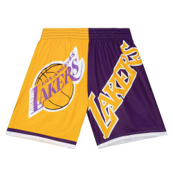 Mitchell And Ness Nba Big Face Shorts 5.0 - 8-20Y Los Angeles Lakers Yellow/Purple/White