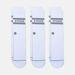 STANCE BASIC 3 PACK CREW WHITE