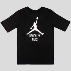 Jordan Nba Nk Essential Jordan Ss Tee - 8-20 Brooklyn Nets Black/White