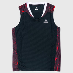 Detská basketbalová súprava (dres + trenírky) Peak Basketball Sets Match Kids čierna