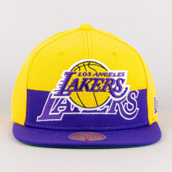 Mitchell & Ness Half N Half Snapback Los Angeles Lakers Purple / Yellow