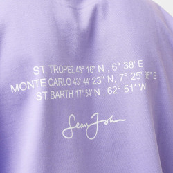 Sean John SJ Old English Logo Yacht Club Tee lilac