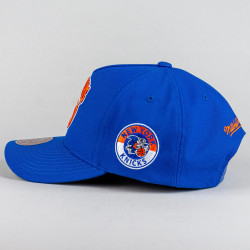 Šiltovka Mitchell & Ness New York Knicks NBA Double Clutch Pro Snapback modrá