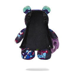 Sprayground Astro Twilight Moneybear Teddybear Backpack Purple