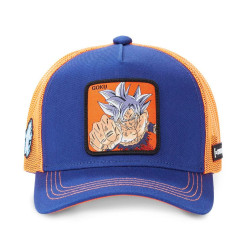 Capslab Dragon Ball Super Goku Trucker Cap Blue/Orange