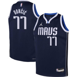 Jordan Boys Statement Swingman Jersey - Player - 8-20Y - Dallas Mavericks Doncic Navy