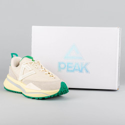 Peak Fashion Sport Shoes Taichi 2.0 - Retro Spirit From 70s Off White/Green