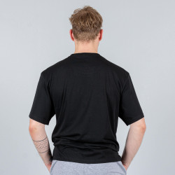 PEAK TEAM LINE ROUND NECK T-SHIRT BLACK/WHITE