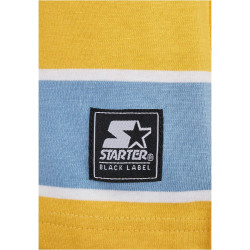 Starter Block Stripes Tee horizonblue/californiayellow/white