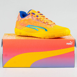 Basketbnalové tenisky Puma wmns Stewie 3 Dawn In ‘Cuse Shoe Yellow Sizzle/Fluro Peach