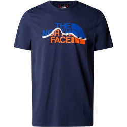 The North Face Men’s S/S Mountain Line Tee - Navy