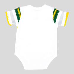 Outer Stuff Team Favorite SS Creeper (newborn) Packers White/Green
