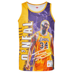 Mitchell & Ness NBA Player Burst Mesh Tank Lakers Shaquille O'Neal Los Angeles Lakers Shaquille O'Neal Purple