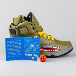 EWING 33 HI X “KOOL G.I. RAP”olive/red